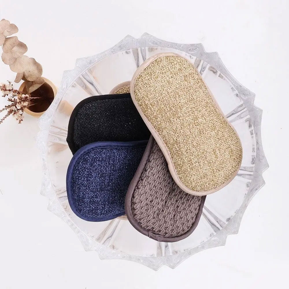 Eco Cloth Double-Sided Anti-Bacterial Washing Up Cleaning Pad Set Neutral (3 Pieces) — image 3