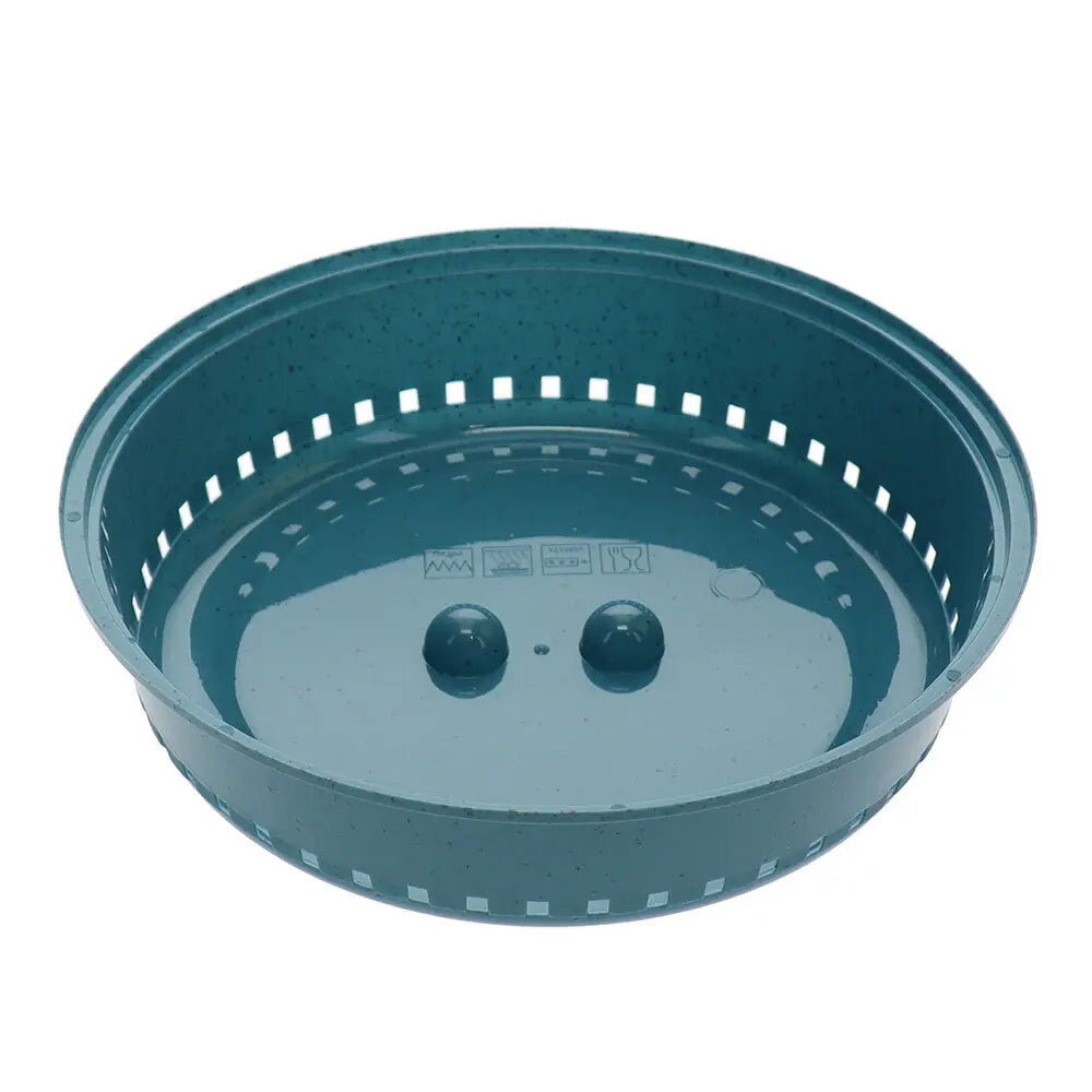 White Magic Ocean Bound Plastic Microwave Kitchen Food Cover Shield - Blue — image 2