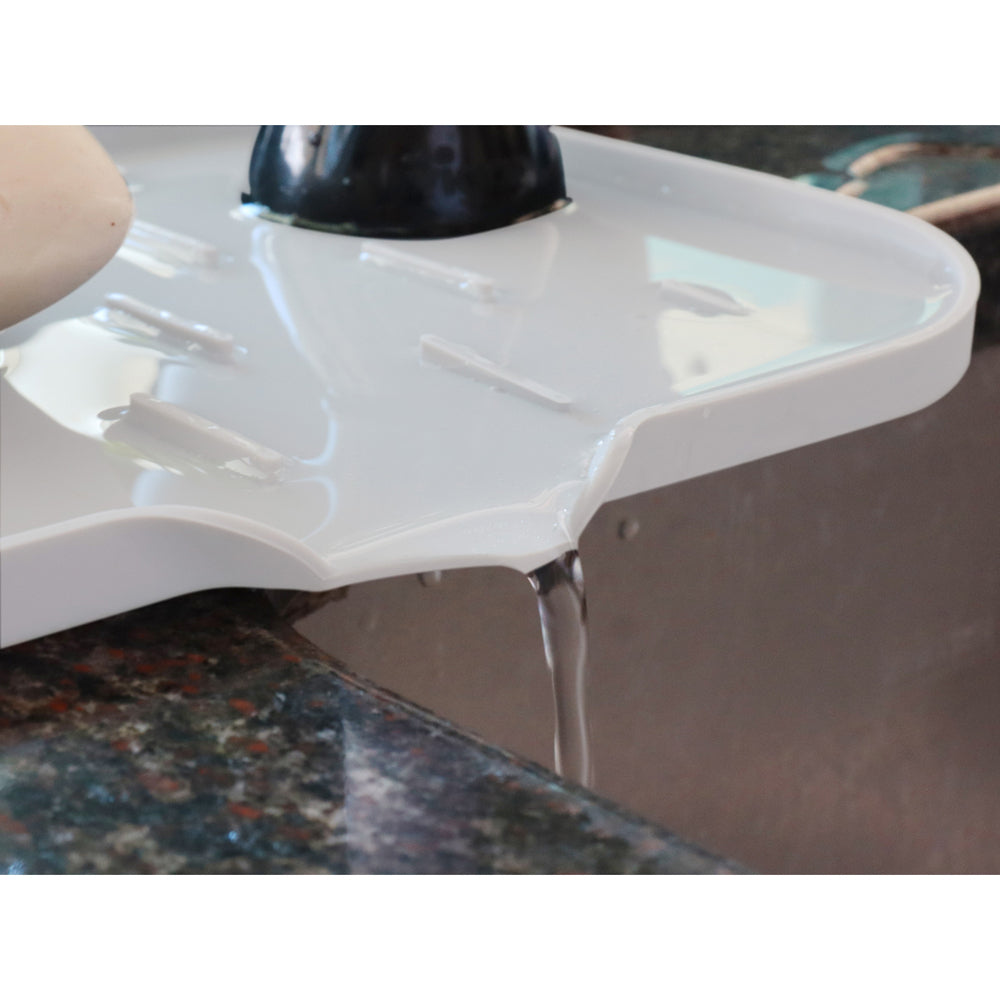 White Magic Home/Kitchen Sink Splash Guard Silicone Faucet Mat/Pad White (3 Pack) — image 4