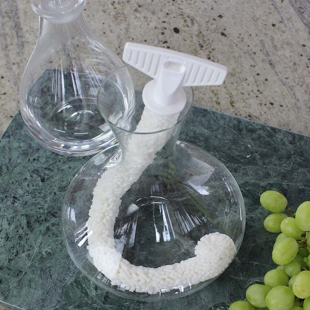 White Magic Non-Scratch 43cm Washing Cleaning Brush For Wine Decanter Glassware — image 3
