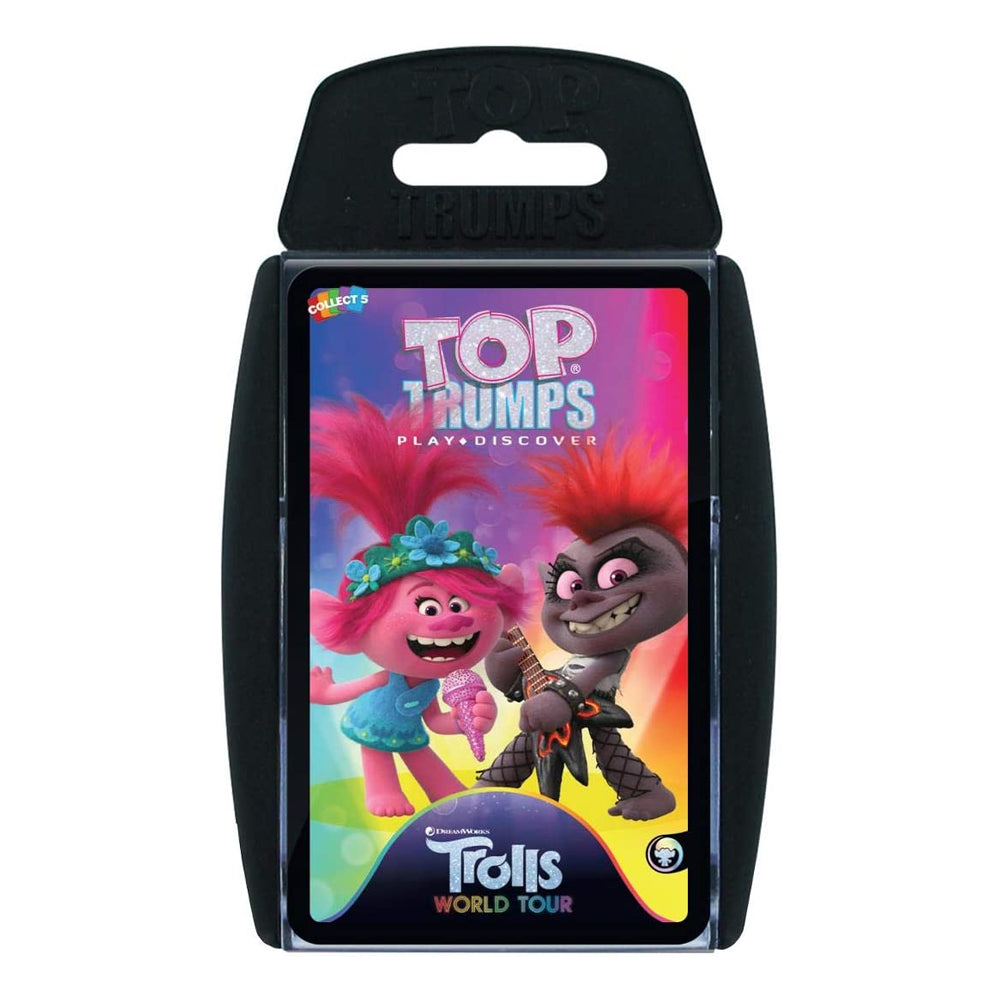 Top Trumps Trolls World Tour Interactive Kids Playing Card Game/Collection 5+
