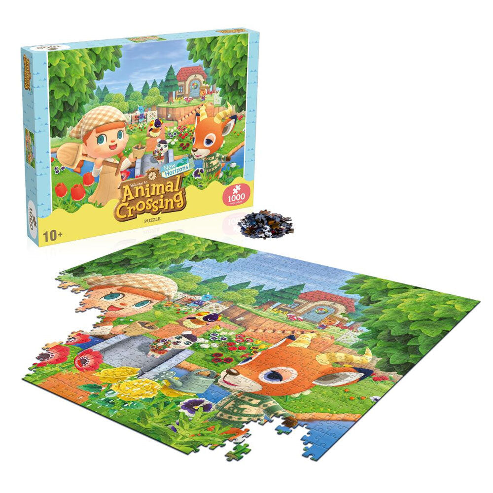 Animal Crossing New Horizons Jigsaw Puzzle Kids 8y+ Educational Toy/Game (1000 Pieces)