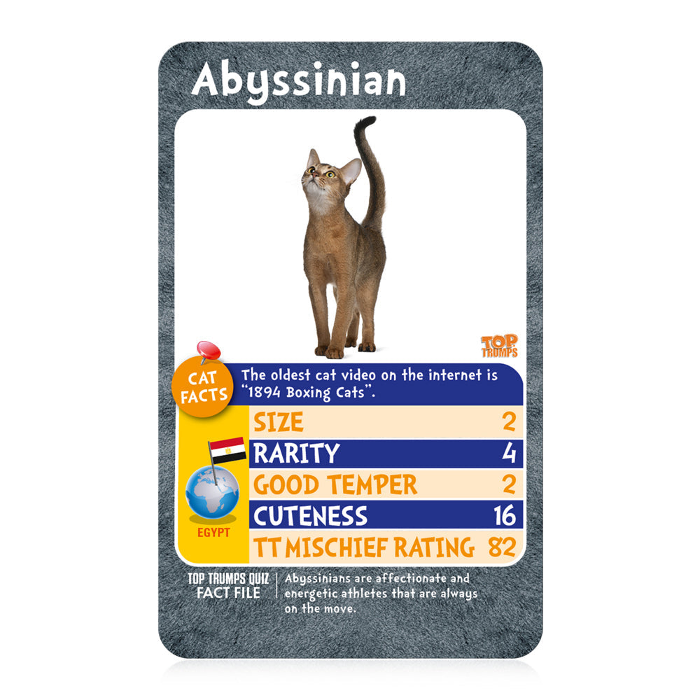 Top Trumps Classics Pet Cats Edition Family Tabletop Themed Card Game 5+ — image 4