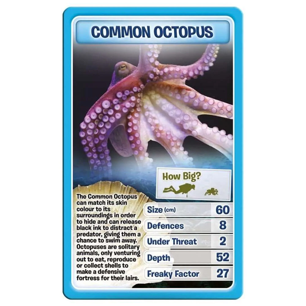 Top Trumps Creature Of The Deep Cards Deck Educational Card Game — image 3
