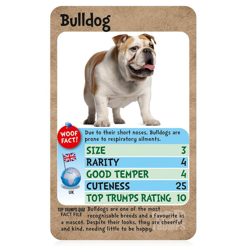 Top Trumps Dogs Who's The Most Lovable? Cards Deck Educational Game Kids 6y+ — image 2