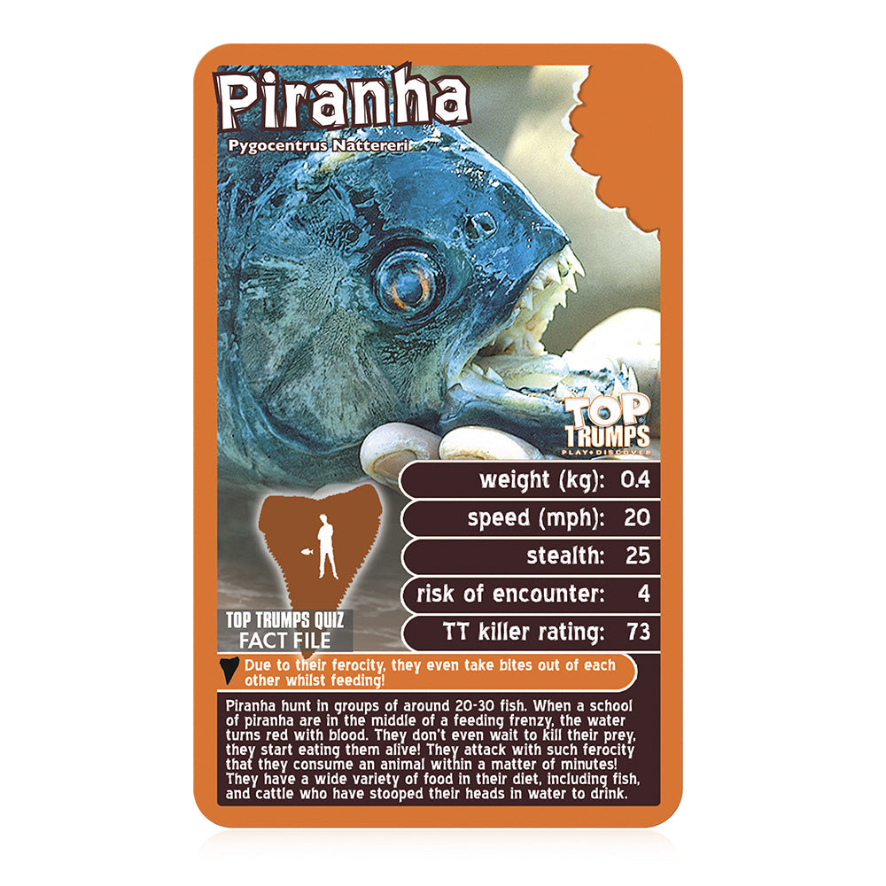 Top Trumps Deadliest Predators 14cm Card Game Kids Toy — image 5