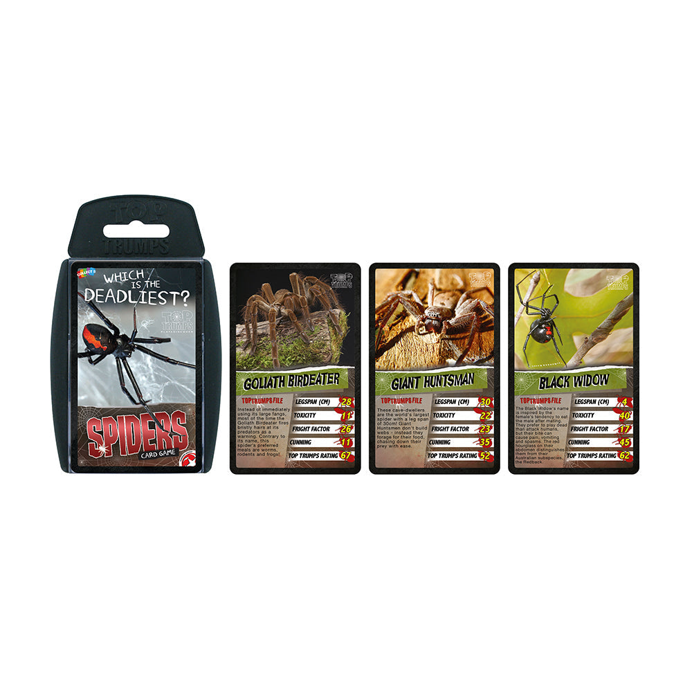 Top Trumps Spiders Interactive Kids/Adult Playing Card Deck Game/Collection 5+ — image 2
