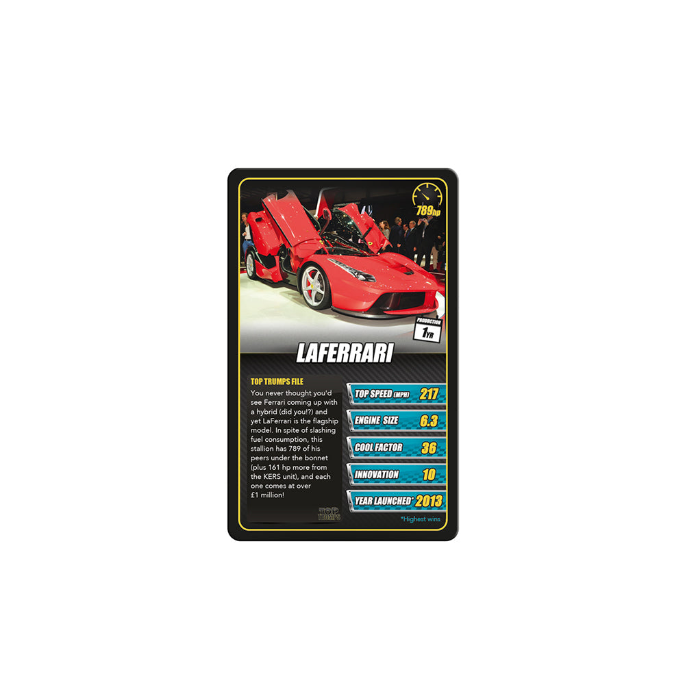 Top Trumps Sports Cars Interactive Adult Playing Card Deck Game/Collection 5+ — image 4