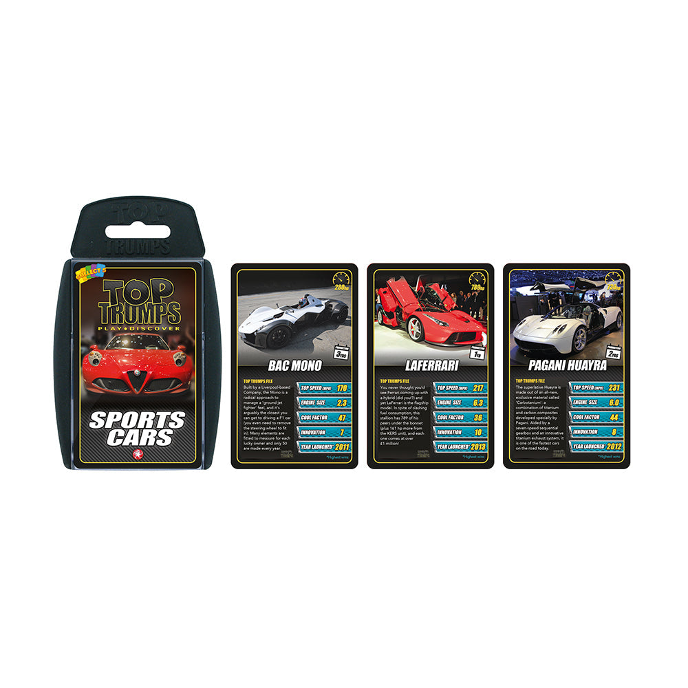 Top Trumps Sports Cars Interactive Adult Playing Card Deck Game/Collection 5+ — image 2