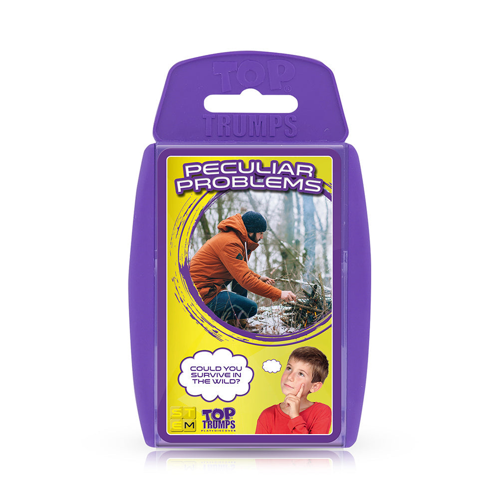 Top Trumps STEM Peculiar Problems Interactive Playing Card Game/Collection 5+