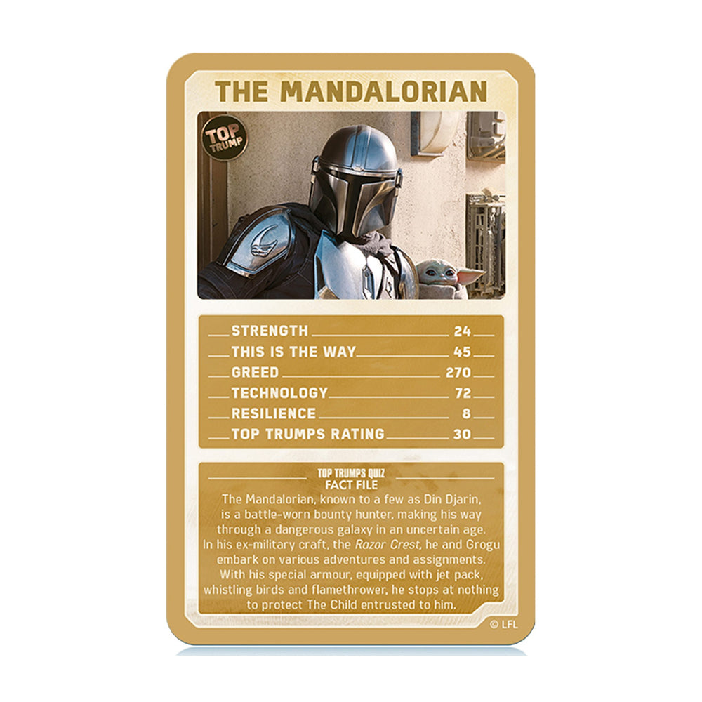 Top Trumps Exclusive Limited Edition Star Wars The Mandaloeian Card Pack 8y+ — image 2