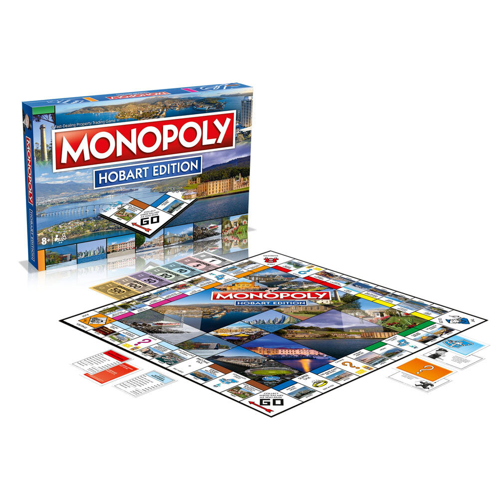 Monopoly Hobart Tasmania's Edition 8y+ Teens/Children Family/Friends Board Game