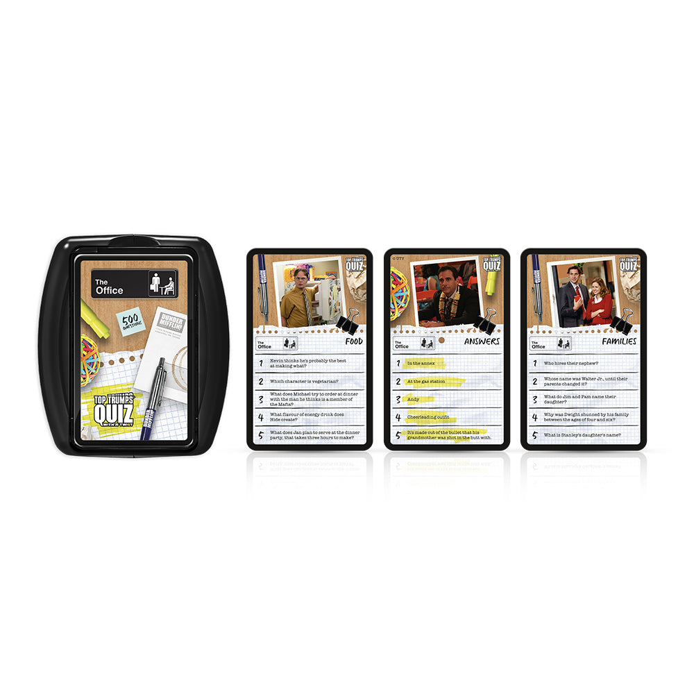 The Office Top Trumps 12x11cm Quiz Card Game Fun Kids/Children Activity Toy 12+ — image 2