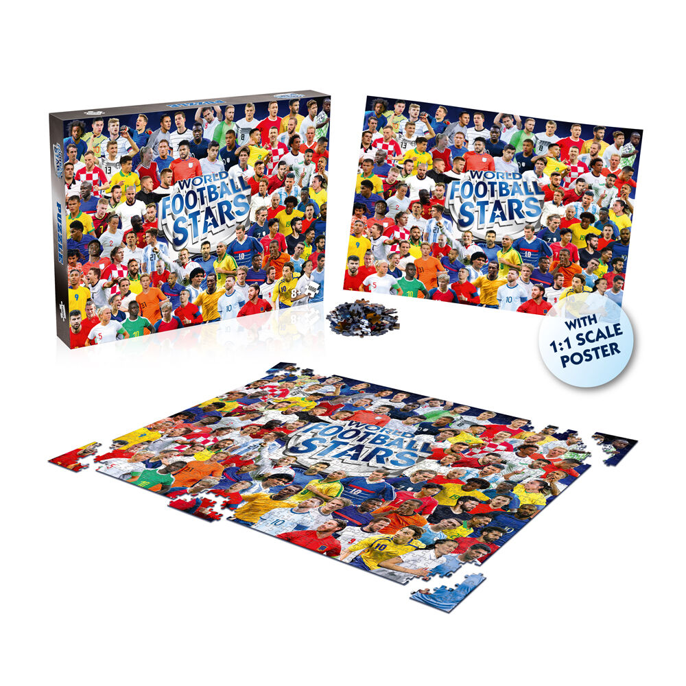 World Football Stars Edition Family and Kids Jigsaw Puzzle 8+ (1000 Pieces) — image 6