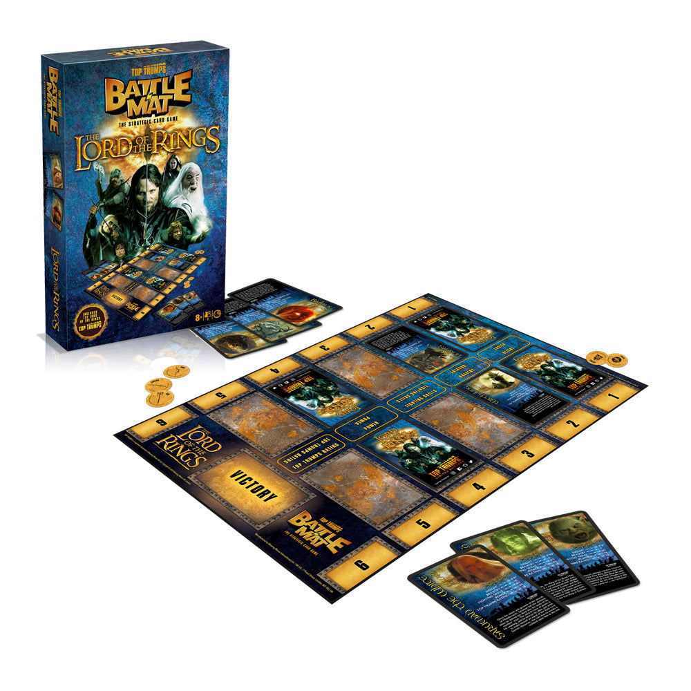 Top Trumps Battlemat Lord of the Rings Edition Tabletop Themed Card Game 8+