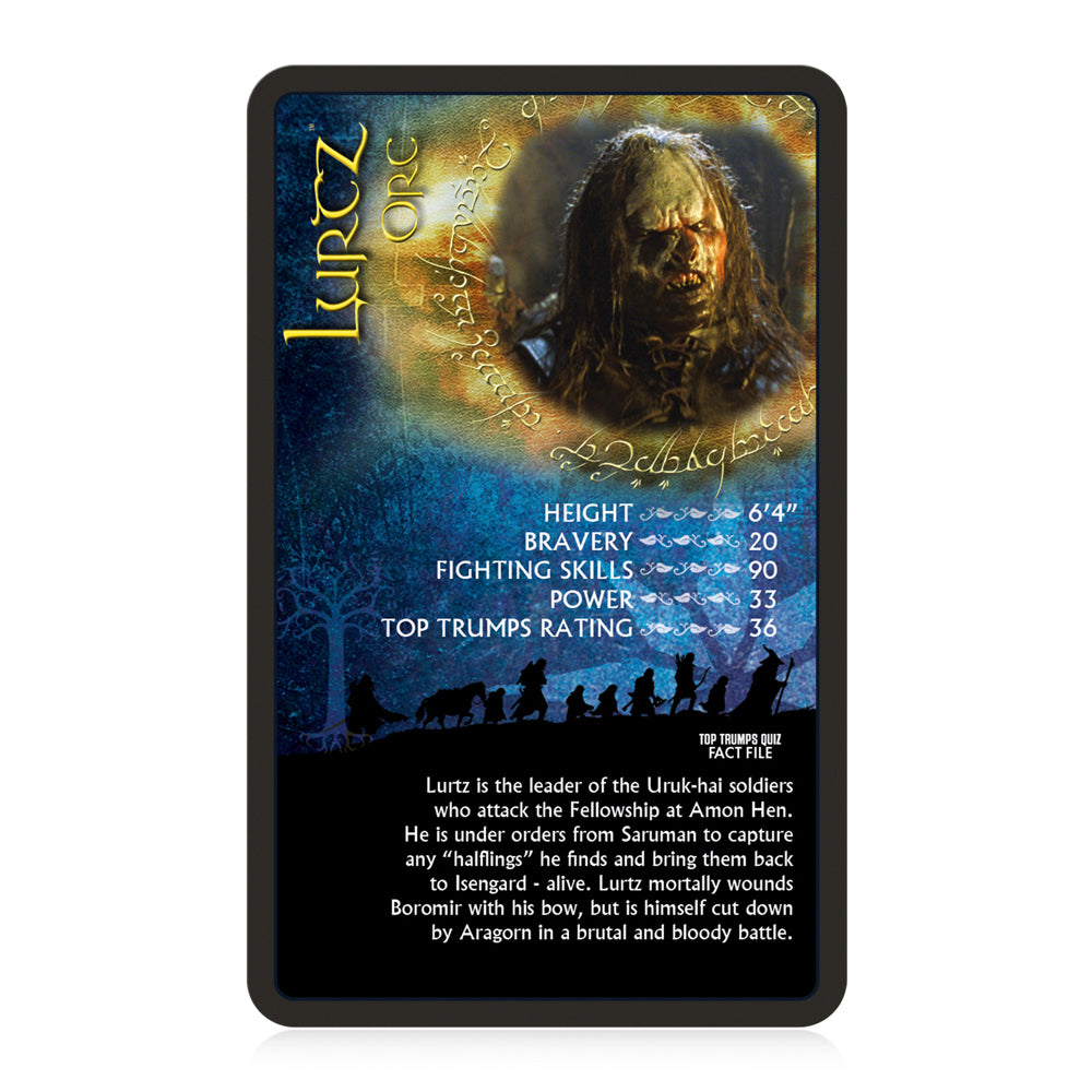 Top Trumps Battlemat Lord of the Rings Edition Tabletop Themed Card Game 8+ — image 5