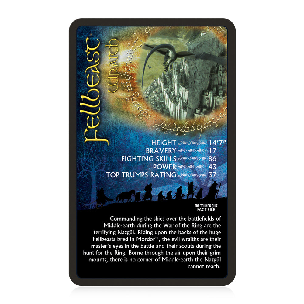 Top Trumps Battlemat Lord of the Rings Edition Tabletop Themed Card Game 8+ — image 6