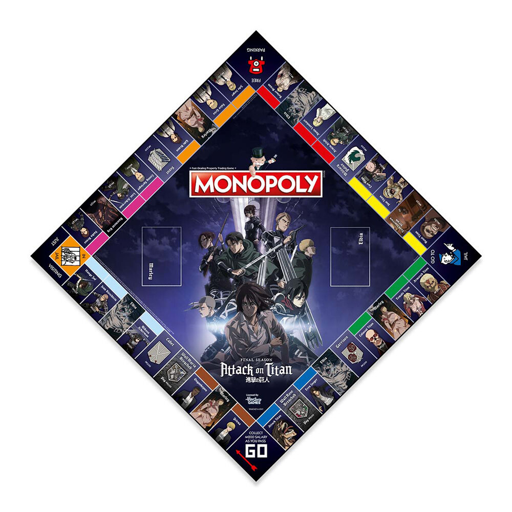 Monopoly 12+ Attack on Titan Edition Strategic Family Board Game — image 2