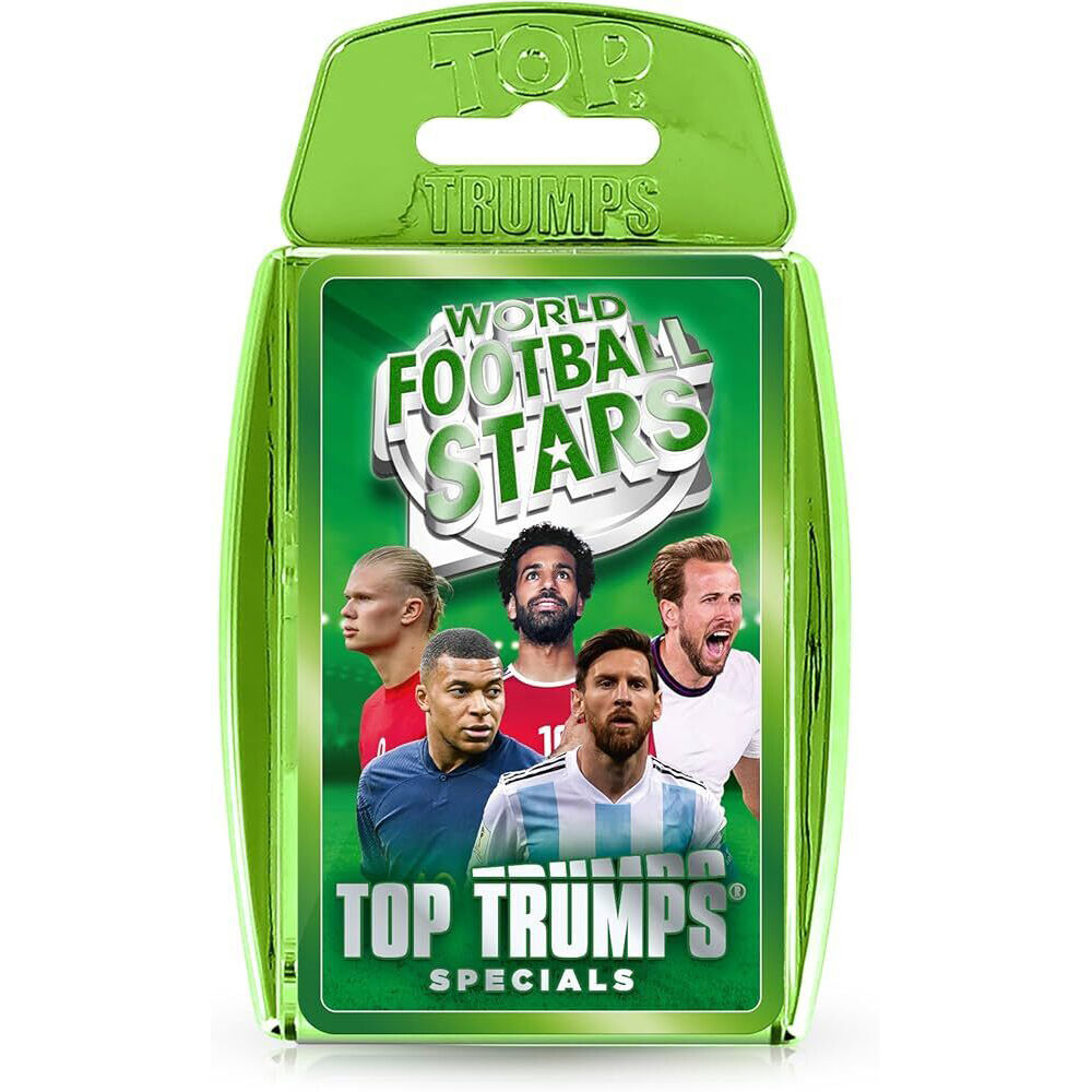 Top Trumps Specials World Football Stars Kids Interactive Card Game Green 5+