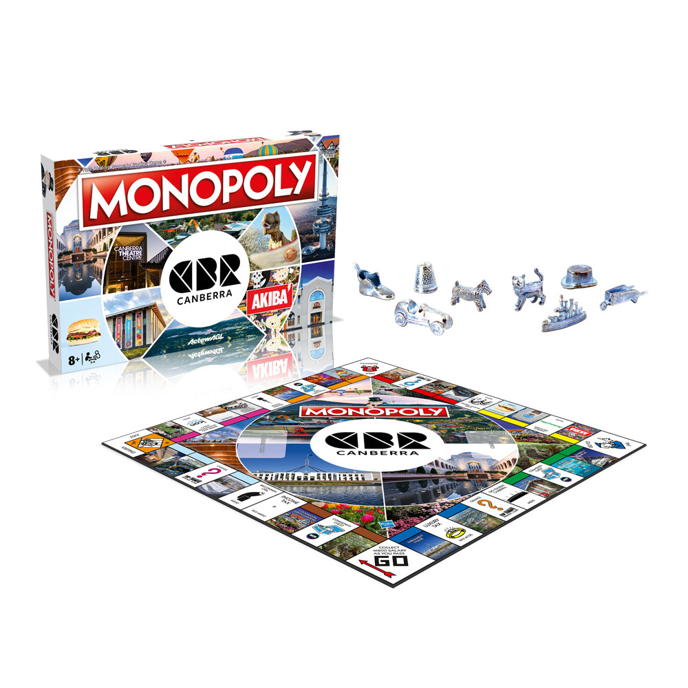 Monopoly City Editions Canberra Kids Family Tabletop Board Game Landmarks Educational — image 3