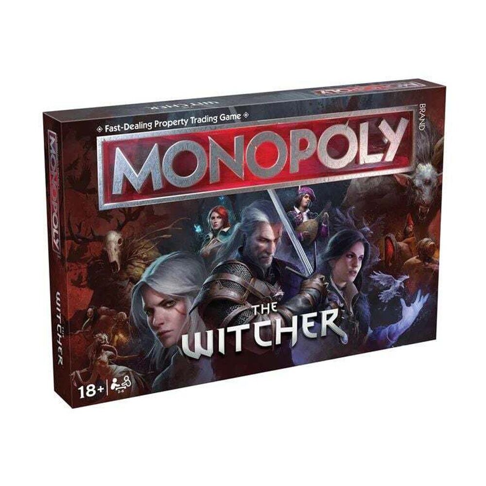 Monopoly The Witcher Themed Party Tabletop Interactive Board Game 18+