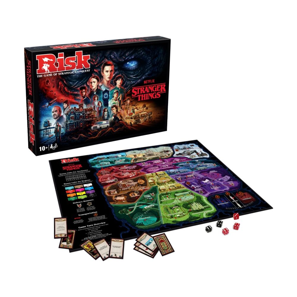 Risk Stranger Things Themed Family Party Interactive Tabletop Board Game 13+ — image 2