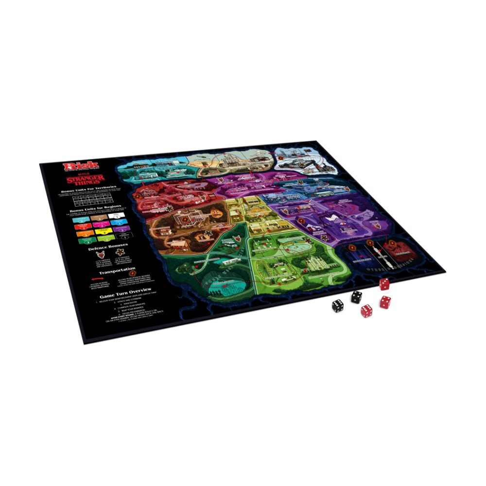 Risk Stranger Things Themed Family Party Interactive Tabletop Board Game 13+ — image 7