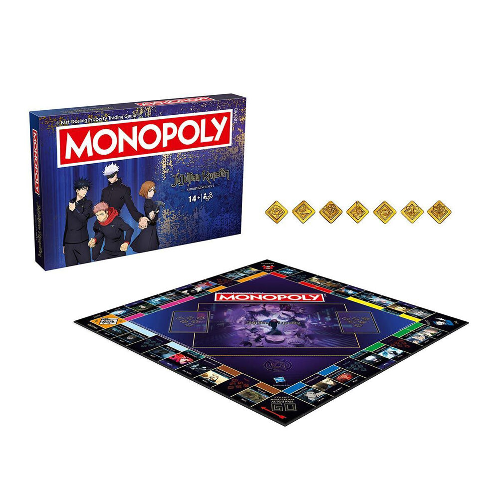 Monopoly Jujutsu Kaisen Kids/Children Interactive Play Classic Board Game 14+ — image 2