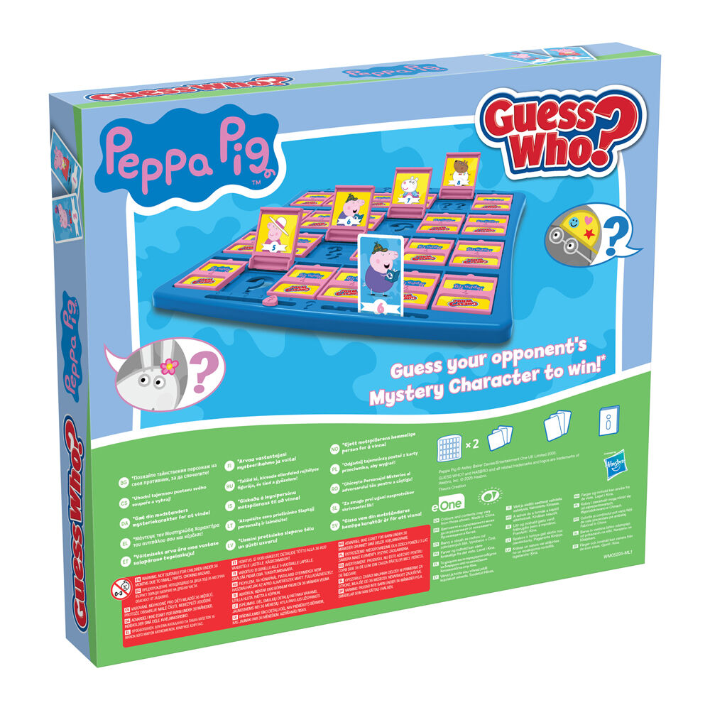 Guess Who 6+ Peppa Pig and Friends Edition Kids Guessing Board Game — image 8