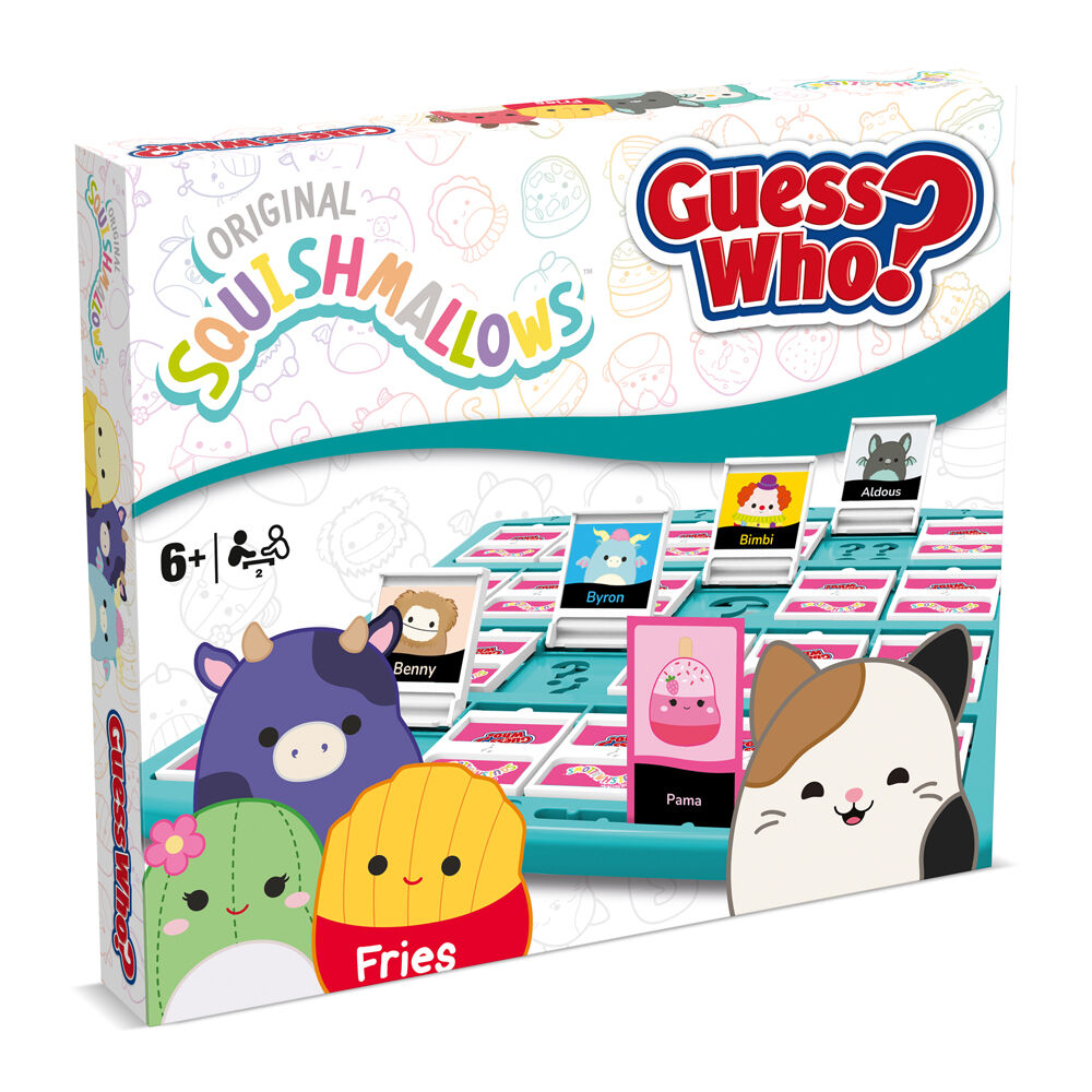 Guess Who 3+ Squishmallows Edition Children's Guessing Board Game