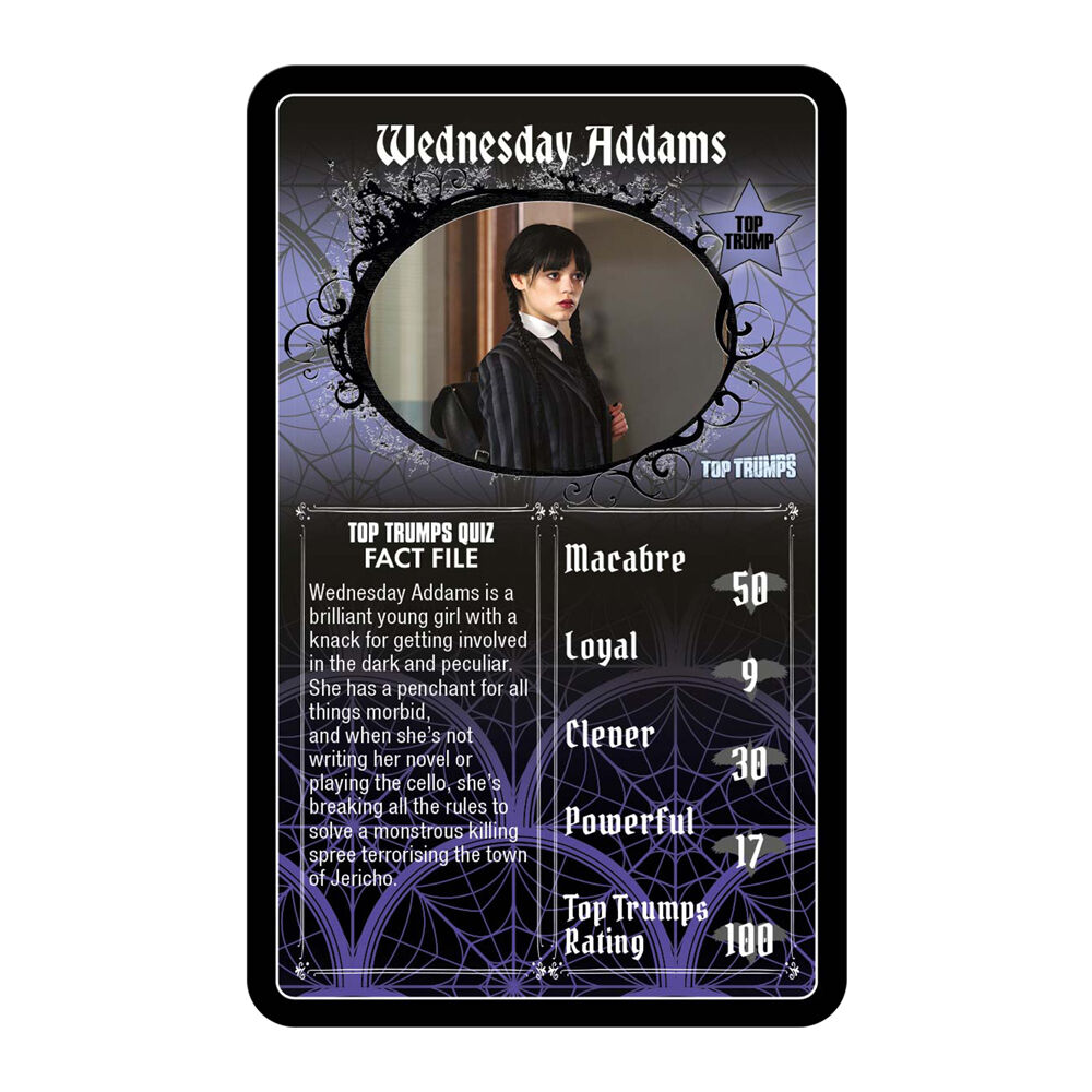 Top Trumps 5+ Wednesday Edition Family and Kids Trivia Card Game — image 2