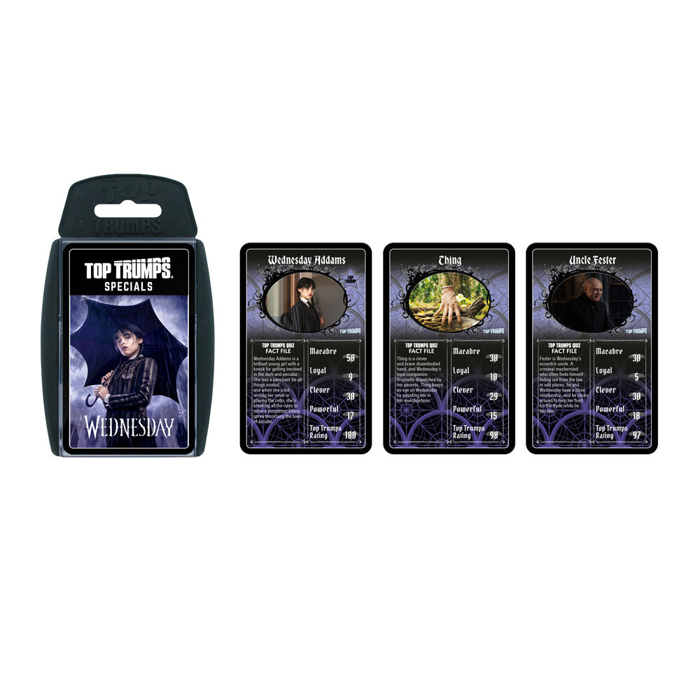 Top Trumps 5+ Wednesday Edition Family and Kids Trivia Card Game — image 5