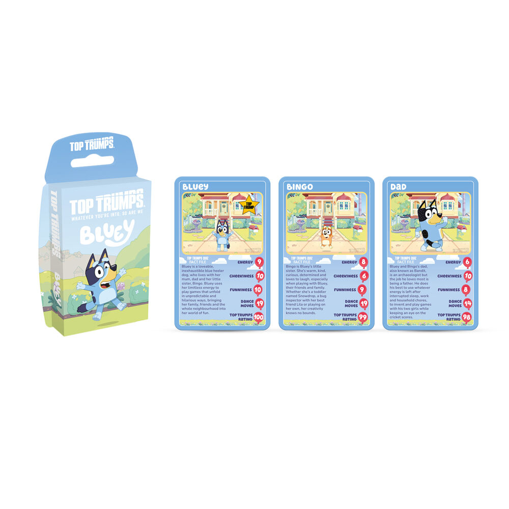 Top Trumps 5+ Bluey Edition Family and Kids Trivia Card Game — image 5