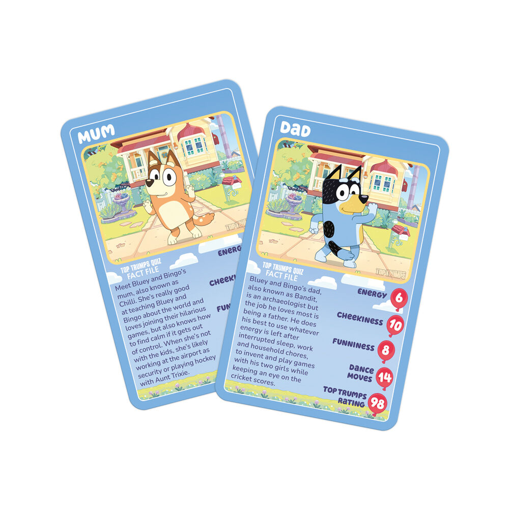 Top Trumps 5+ Bluey Edition Family and Kids Trivia Card Game — image 9