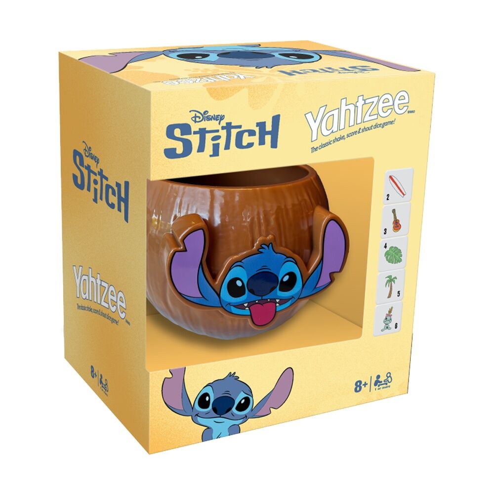 Yahtzee Stitch Kids/Children Interactive Play Strategy Dice Card Game 8y+