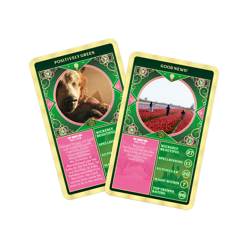 Top Trumps Wicked Edition Family and Kids Trivia Card Game 5+ (2 Pack)