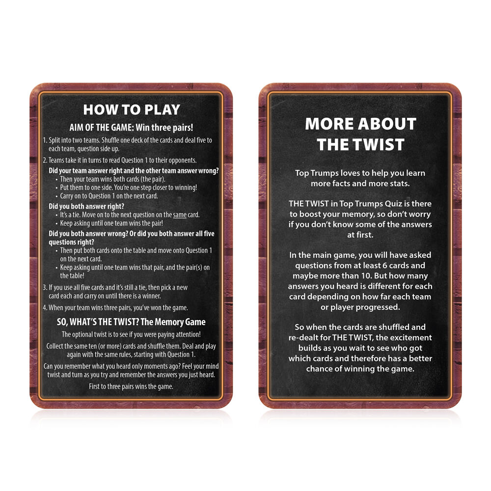 Top Trumps 16+ Party Edition Family and Friends Trivia Card Quiz — image 10