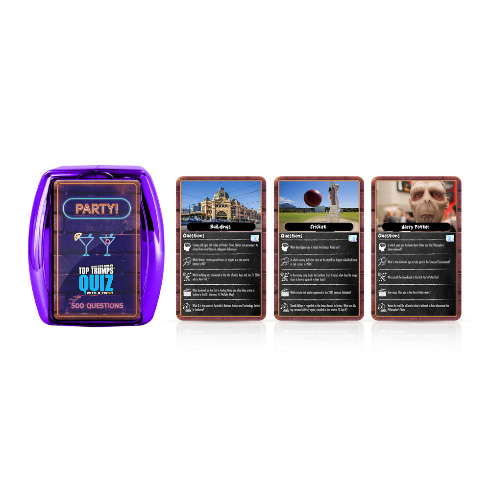 Top Trumps 16+ Party Edition Family and Friends Trivia Card Quiz — image 7