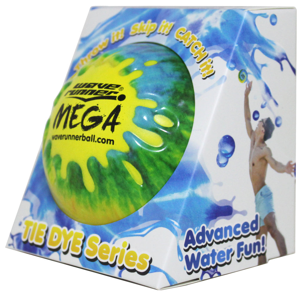Wave Runner Tiedye Series Mega Water Skipping Ball Outdoor Pool Toy Assorted (3 Pack) — image 3