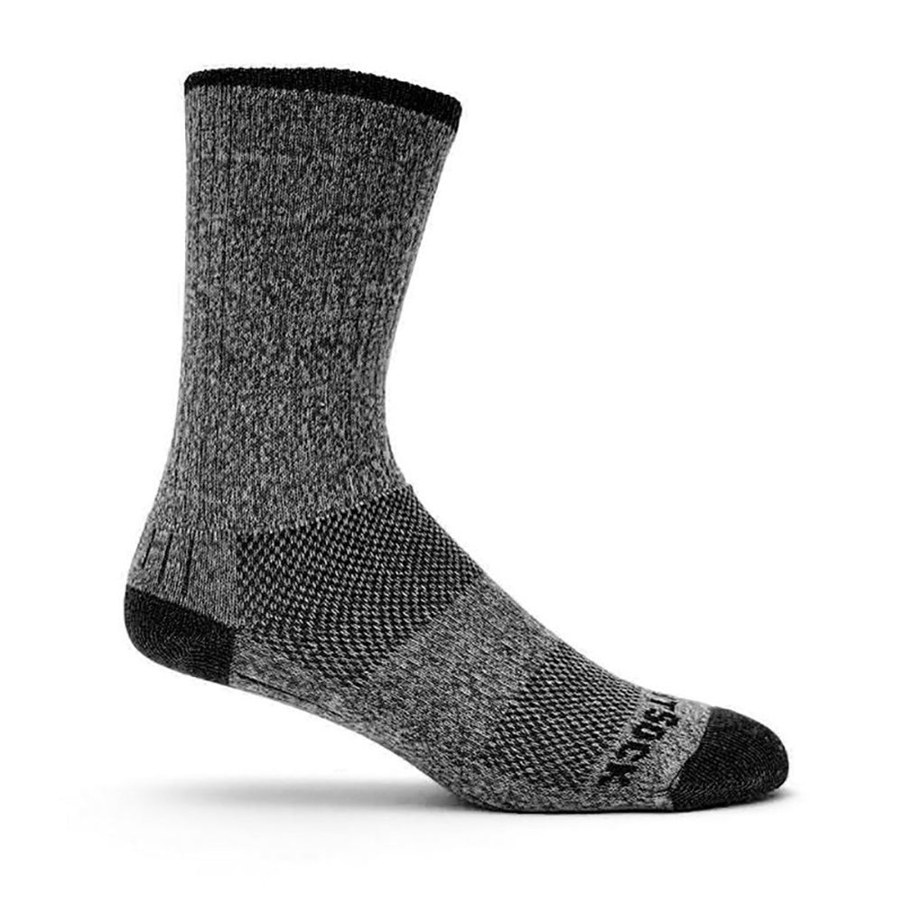 Wrightsock Adventure Crew Black Marl Unisex Socks M AU 4-7.5 Mens/6.5-9 Womens