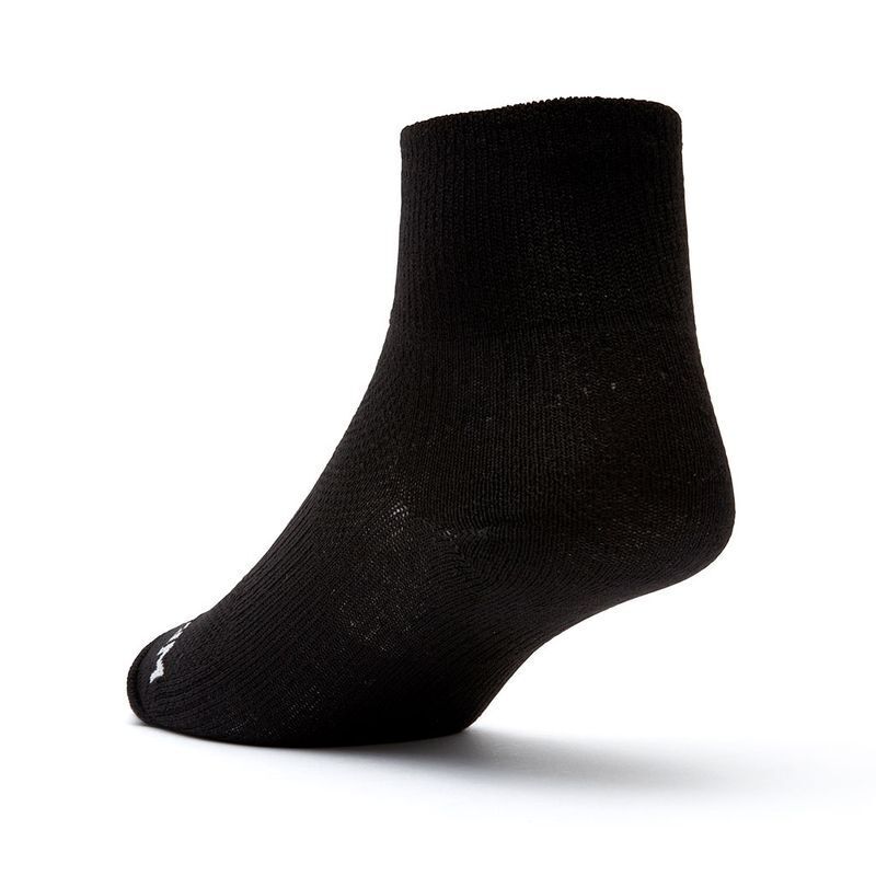 Wrightsock Coolmesh II Quarter Black Unisex Socks L AU 8-11.5 Mens/9.5-11 Womens — image 4