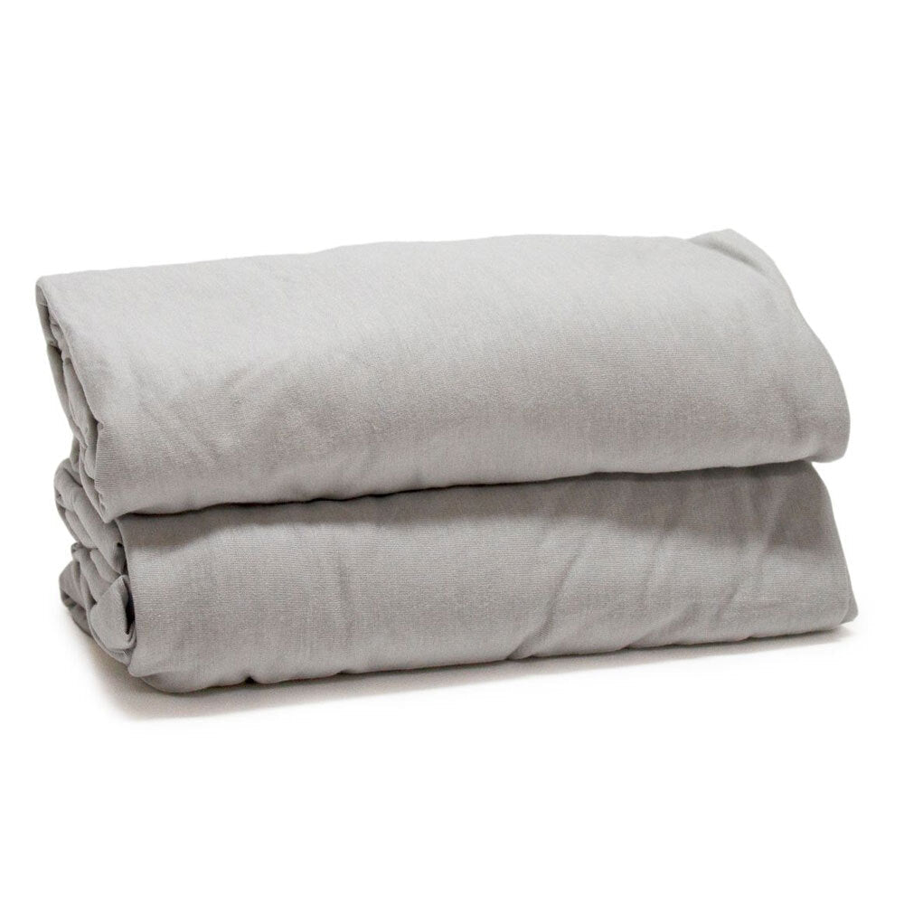 Onkaparinga Baby Cotton Jersey Wraps Sleeping Blanket Wrap Silver (2 Pack) — image 2
