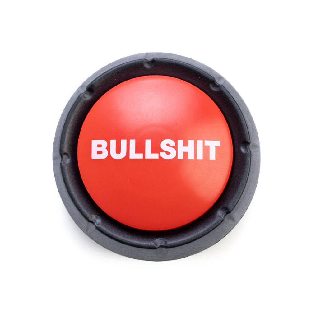Mdi Bullshit Button Novelty Sound Party Game Red Fun & Curiosity (2 Pack) — image 2