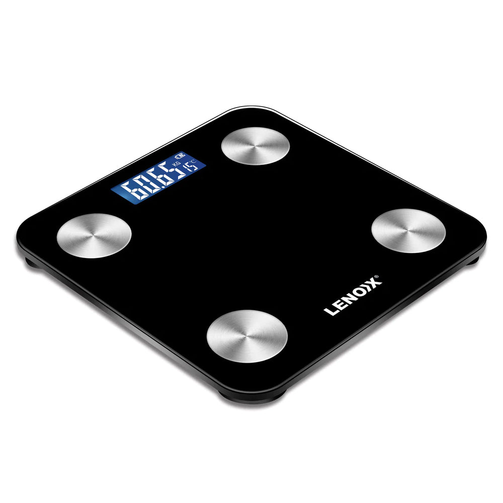 Lenoxx WS130 Smart Home Digital Body Weight/BMI/Fat Bathroom Scale 180kg