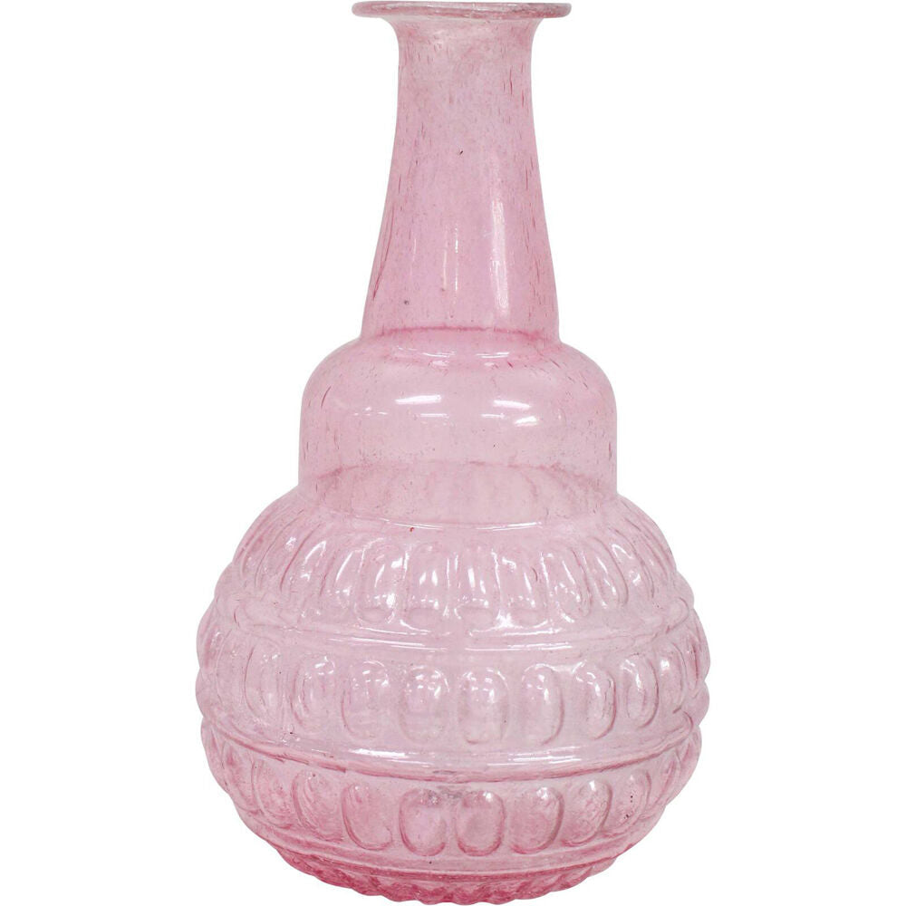 LVD Bud Vase Bubble Glass Home/Lounge Tabletop Boho Decor Large Pink Gin (2 Pack) — image 2