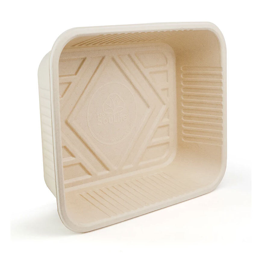 Eco Soulife Harvest Compostable Large Party Serving Tray Set 32.5x27x7cm (5 Pieces) — image 3