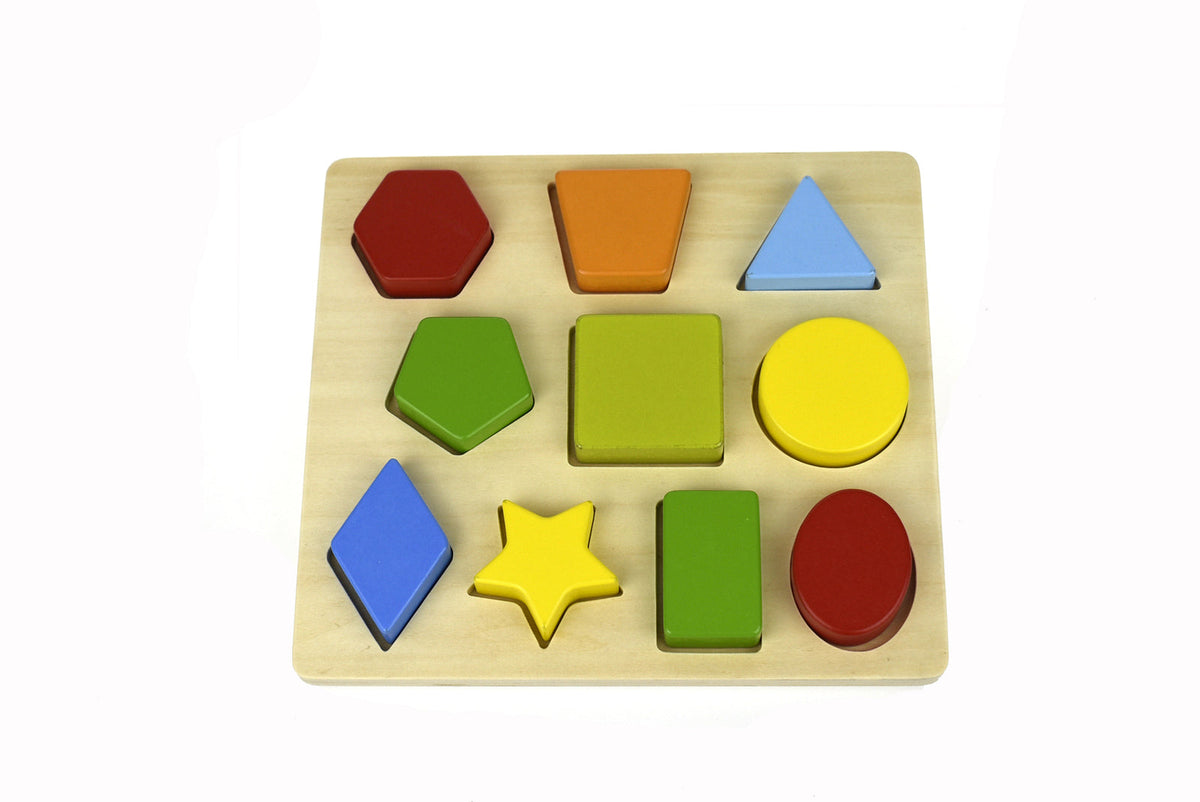 Koala Dream Colours & Shapes Wooden 22cm Puzzle w/ Board Toy Baby/Kids 12m+ (10 Pieces) — image 7