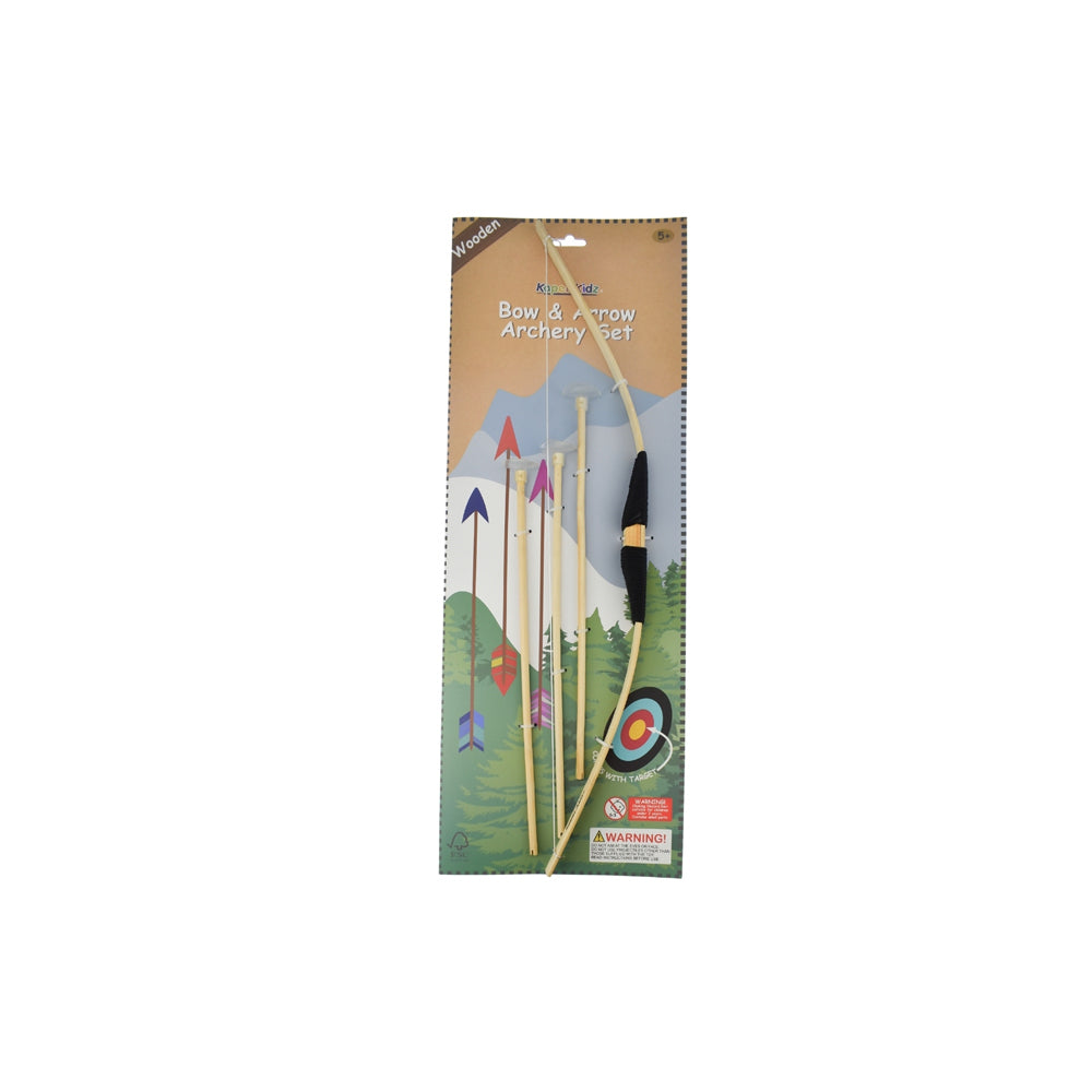 Kaper Kidz Wooden Bow & Arrows Kids/Childrens Interactive Play Toy 5y+ (2 Pack) — image 3
