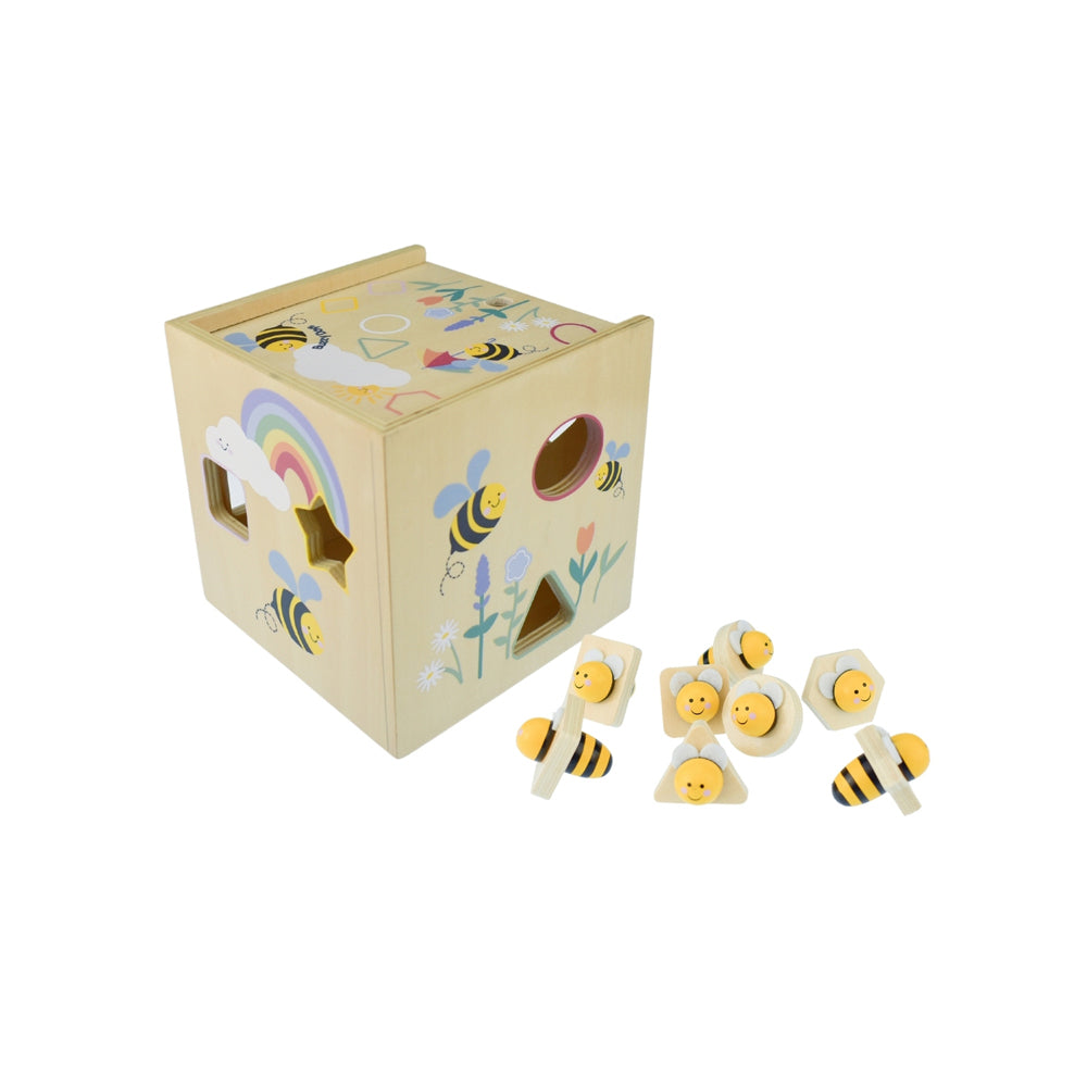 Koala Dream Buzzy Days Bee Shape Sorter Kids/Childrens Wooden Toy 12m+ (2 Pack) — image 2