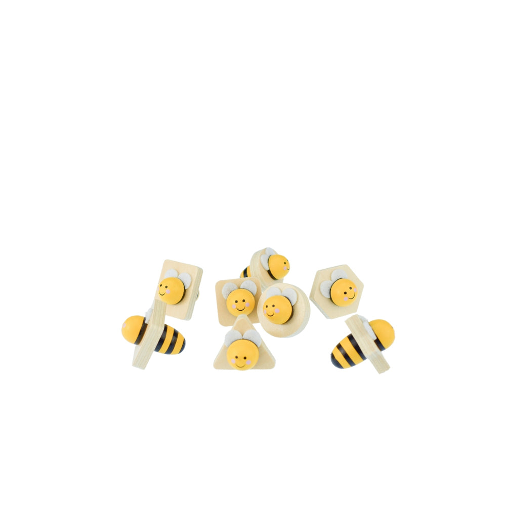 Koala Dream Buzzy Days Bee Shape Sorter Kids/Childrens Wooden Toy 12m+ (2 Pack) — image 4
